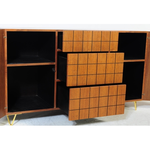 624 - A 20th century Italian mid 20th century living room suite comprising of two sideboardS and an accomp... 