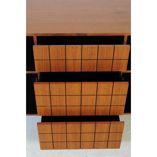 624 - A 20th century Italian mid 20th century living room suite comprising of two sideboardS and an accomp... 