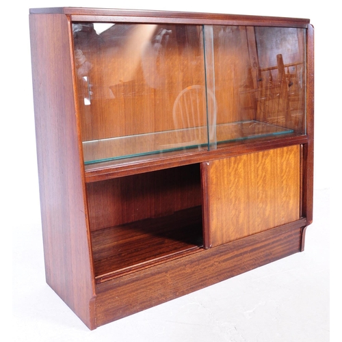 626 - G Plan - Brandon Range - A mid 20th century circa 1950s teak G-Plan Brandon range waterfall display ... 