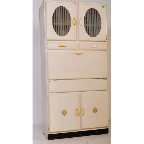 629 - Shefco - A vintage mid 20th century circa 1960s white larder / kitchen unit cabinet. The cabinet hav... 