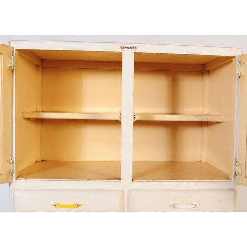 629 - Shefco - A vintage mid 20th century circa 1960s white larder / kitchen unit cabinet. The cabinet hav... 
