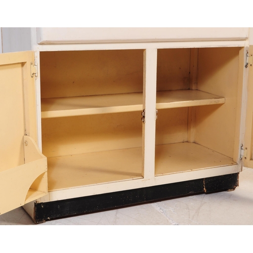 629 - Shefco - A vintage mid 20th century circa 1960s white larder / kitchen unit cabinet. The cabinet hav... 