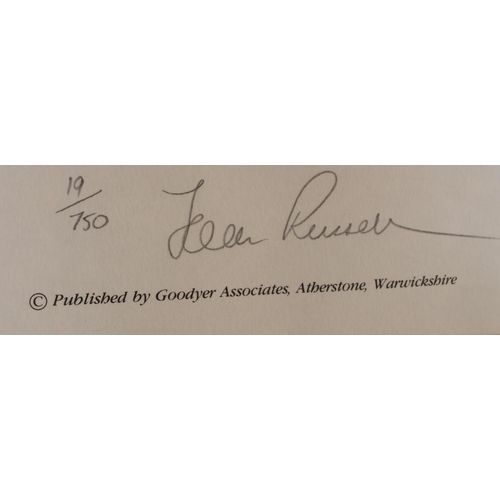 634 - Two mid 20th century prints by Jack Russell - One titled 'The Waterfront, Bristol. The other 'Fallow... 