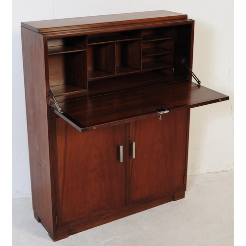685 - British Modern Design - A retro mid 20th century teak circa 1960s student bureau. The bureau having ... 