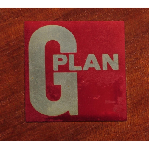 708 - G Plan - A mid 20th century G-Plan Quadrille teak nest of tables. The nest of tables comprising of t... 