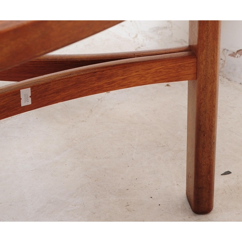 714 - Nathan Furniture - A retro 20th century circa 1960s Nathan furniture teak & glass Trinity coffee occ... 