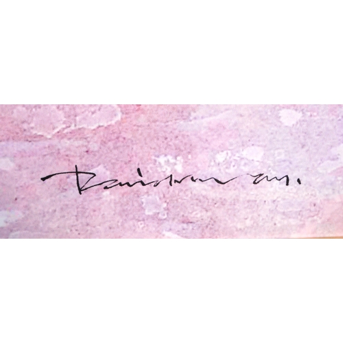 641 - David Norman - A contemporary late 20th century watercolour print on paper. The scene depicting the ... 