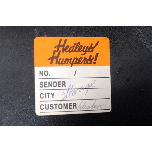 667 - A large 20th century ebonised and lacquered frame mirror. The mirror with beveled edge two tone lacq... 