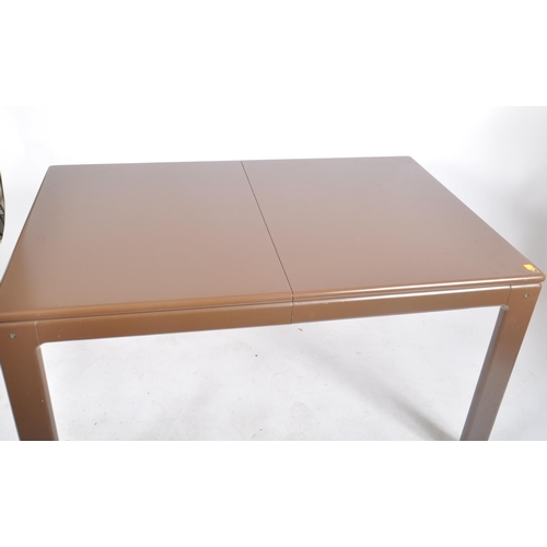 649 - Eero Aarnio x Asko - Finland - A vintage 20th century Finnish painted wood 'Flamingo' dining table. ... 