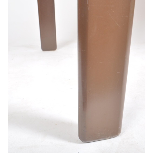 649 - Eero Aarnio x Asko - Finland - A vintage 20th century Finnish painted wood 'Flamingo' dining table. ... 