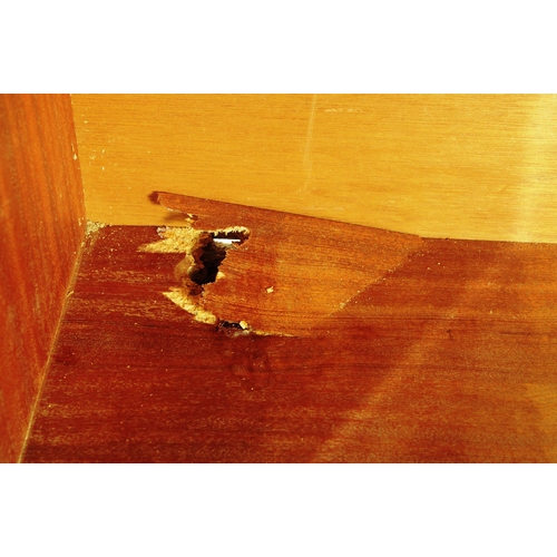 659 - British Modern Design - A mid 20th century teak wood sideboard credenza. Of rectangular form  compri... 