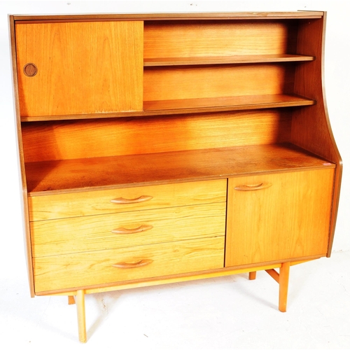 661 - Avalon Furniture - A good retro vintage 20th Century teak wood Danish influence highboard / sideboar... 