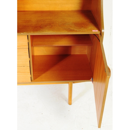 661 - Avalon Furniture - A good retro vintage 20th Century teak wood Danish influence highboard / sideboar... 