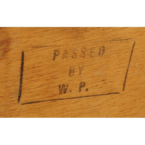 663 - British Modern Design - A mid 20th century circa 1960's / 1960 teak and walnut credenza sideboard. T... 