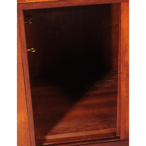 665 - Burolite Furniture - A mid 20th Century teak Burolite bureau desk. With fall front panel enclosing f... 