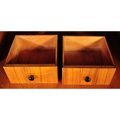 665 - Burolite Furniture - A mid 20th Century teak Burolite bureau desk. With fall front panel enclosing f... 