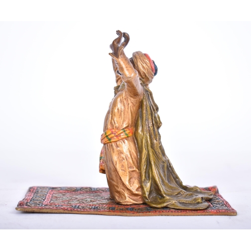 29 - Franz Bergman - a late 19th / early 20th century Austrian cold painted bronze figure by Franz Bergma... 