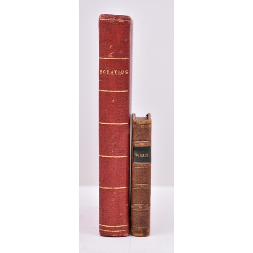 31 - Quintus Horatius Flaccus - two volumes comprising the John Baskerville edition of 1762 bound in full... 