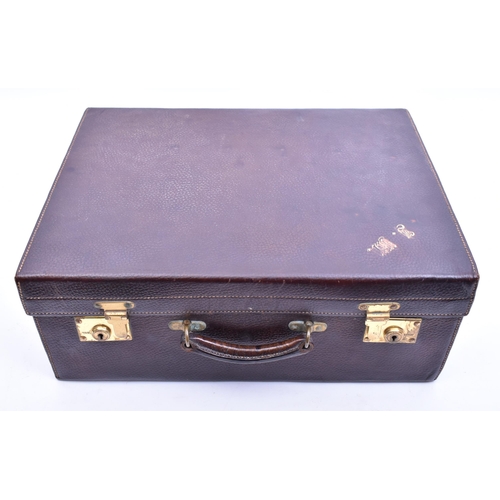 4 - A rare 1920s Adie Brother silver mounted tortoiseshell grooming set /vanity travel case with fitted ... 