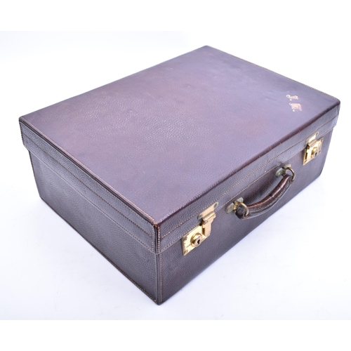 4 - A rare 1920s Adie Brother silver mounted tortoiseshell grooming set /vanity travel case with fitted ... 