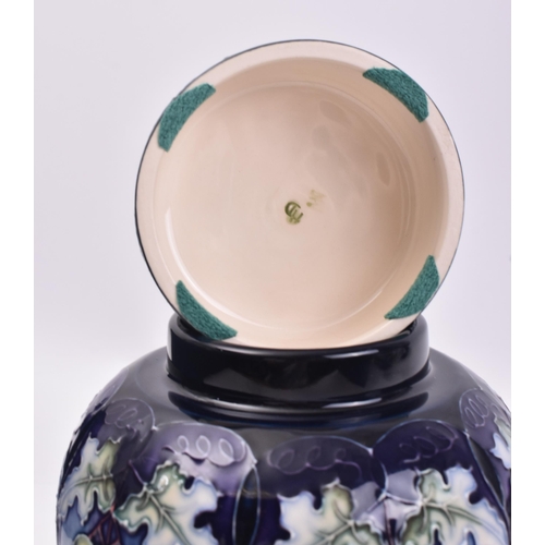 453 - Moorcroft Pottery - Sonoma - A contemporary ceramic hand painted Moorcroft Sonoma ginger jar. The li... 