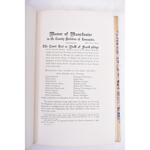 62 - 1884 - The Court Leet Records of the Manor of Manchester from the year 1552 & 1891 - The Constables'... 