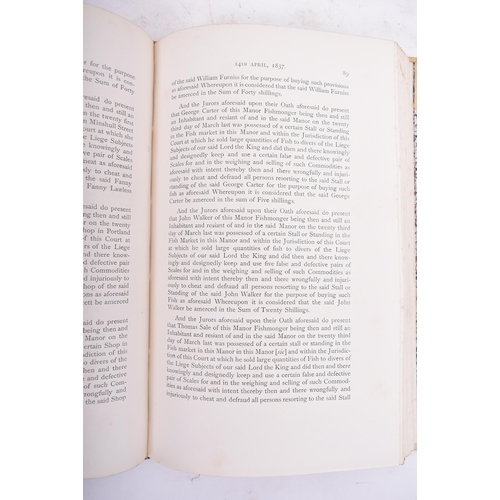 62 - 1884 - The Court Leet Records of the Manor of Manchester from the year 1552 & 1891 - The Constables'... 