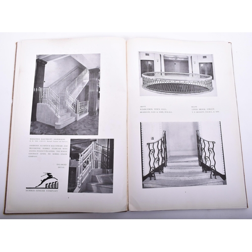 85 - Undated, circa 1932 - Morris Singer Company Architectural Metalwork Catalogue - containing a dedicat... 