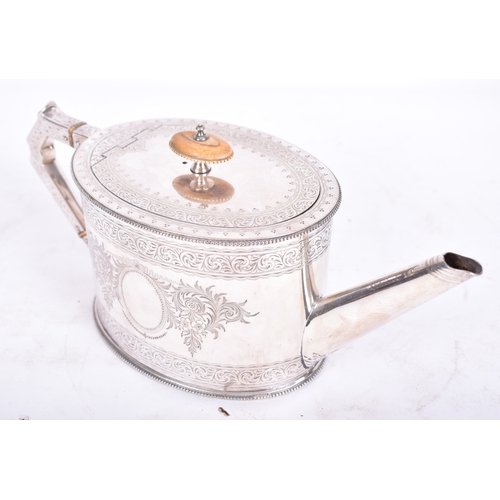 304 - Elkington & Co. - an early 20th century silver plated tea service produced by Elkington & Co. The lo... 