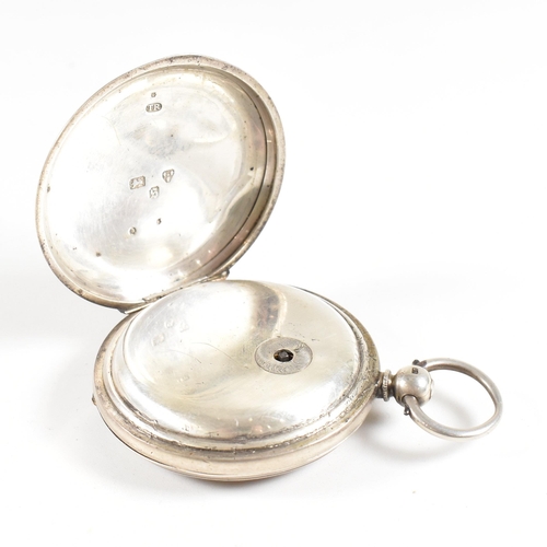 171 - A silver hallmarked full hunter pocket watch by Thomas Russell 951005. Plain full hunter Chester hal... 