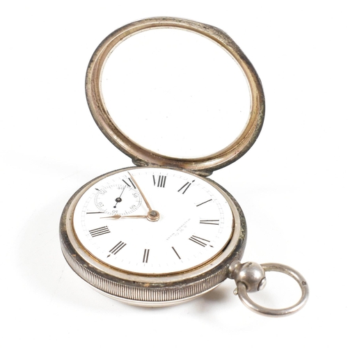 238 - American Waltham Watch Co open face silver hallmarked pocket watch.  The silver hallmarked case with... 