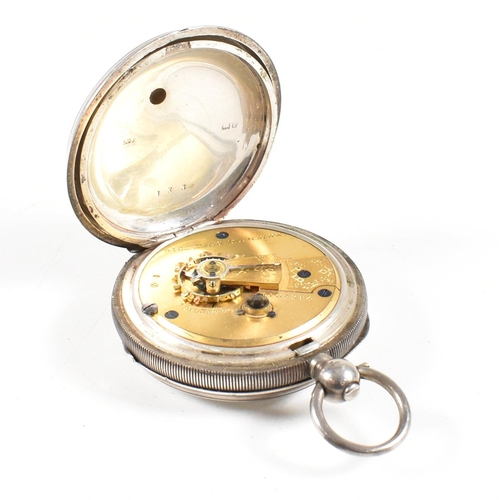 238 - American Waltham Watch Co open face silver hallmarked pocket watch.  The silver hallmarked case with... 