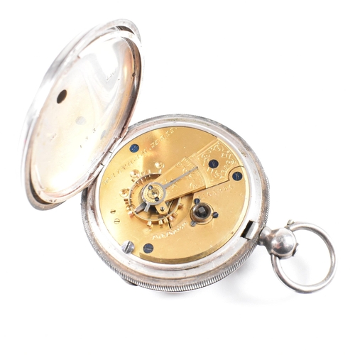 238 - American Waltham Watch Co open face silver hallmarked pocket watch.  The silver hallmarked case with... 