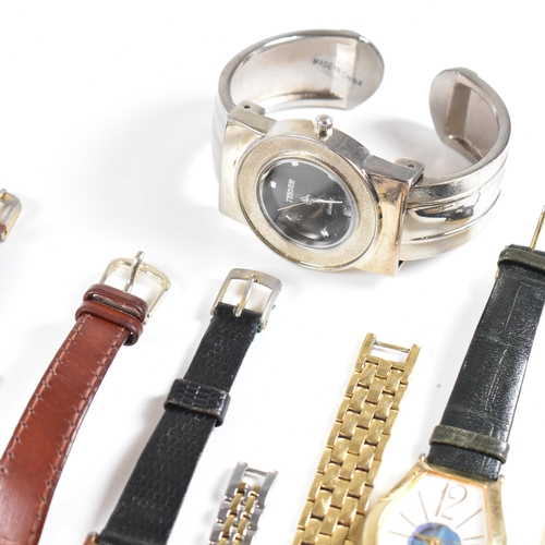 A collection of contemporary wrist watches. The watches to include ...