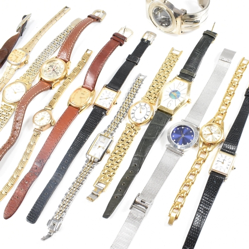 A collection of contemporary wrist watches. The watches to include ...