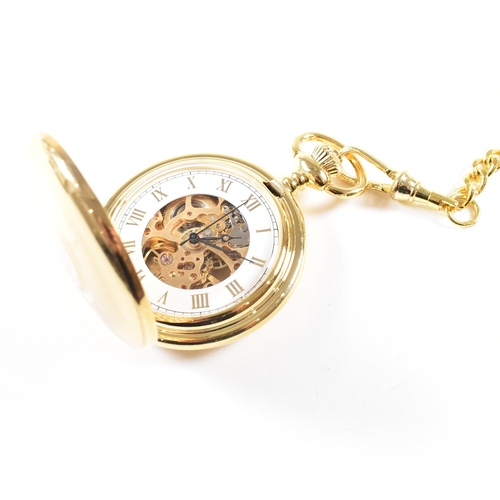 284 - Limited edition 138 / 2012 quarter sovereign 22ct inset coin full hunter pocket watch. The hunter po... 