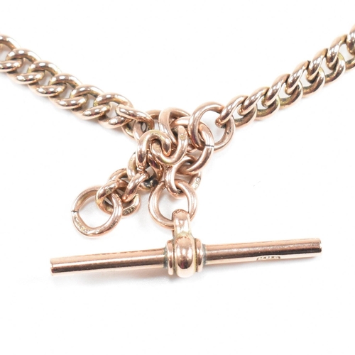 38 - Hallmarked 9ct gold Albert chain.  Hallmarked Birmingham. Maker H.S.S. Weight 45.6g Measures 42cm. O... 