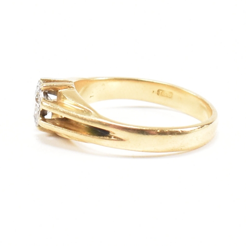 493 - A hallmarked 18ct gold and diamond solitaire ring.  Hallmarked London 1964. Weight approx 5.8g. Esti... 