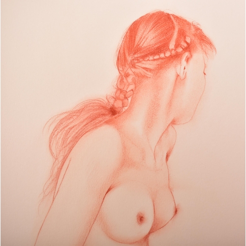 107 - Franco Fusari (Italian, b 1945) 
 Nude #A685 
 Pastel on watercolour paper
 Signed bottom left
 Come... 