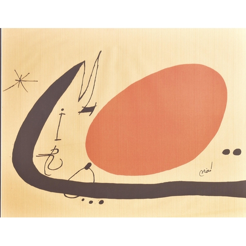 120 - Joan Miro (Spanish, 1893-1983) 
 Mas De Proverbis - Original work of 1970
 Lithograph - printed on s... 