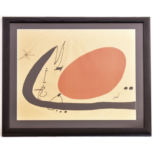 120 - Joan Miro (Spanish, 1893-1983) 
 Mas De Proverbis - Original work of 1970
 Lithograph - printed on s... 