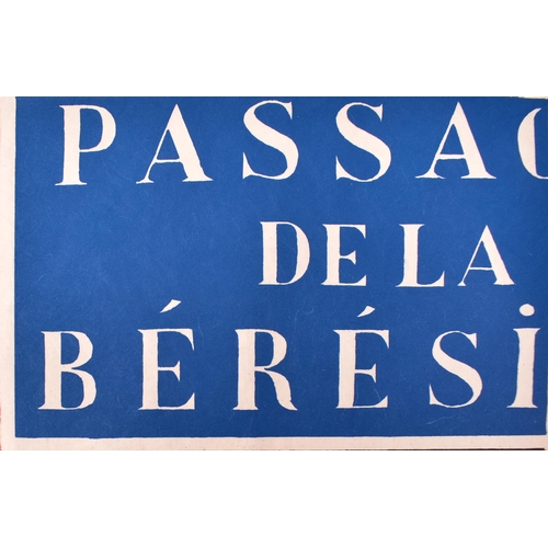 14 - Felix Labisse (French, 1905-1982)
 Passage de la Bérésina 
 Lithograph print on Japanese paper
 Sign... 