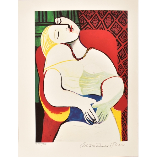 149 - Pablo Picasso (1881 - 1973) 
 Le Reve (The Dream), 1932 
 Giclee print on paper
 Numbered 246/500 an... 