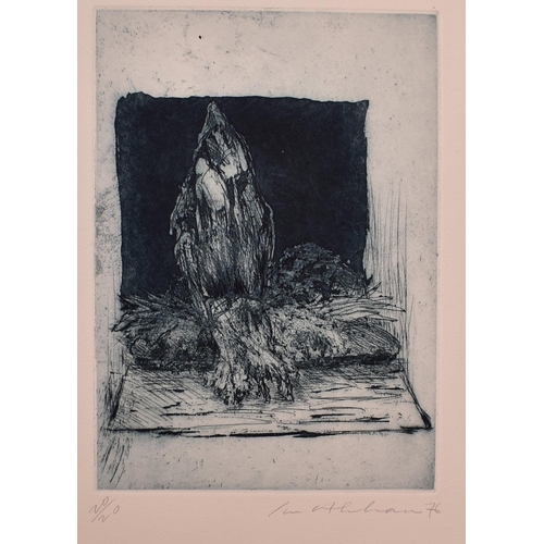 180 - Ivor Abrahams (British, 1935-2015)
 Works past IV, 1976 
 Etching on paper x 10
 Limited edition No.... 