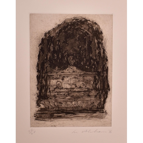 180 - Ivor Abrahams (British, 1935-2015)
 Works past IV, 1976 
 Etching on paper x 10
 Limited edition No.... 