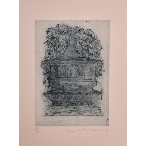 180 - Ivor Abrahams (British, 1935-2015)
 Works past IV, 1976 
 Etching on paper x 10
 Limited edition No.... 