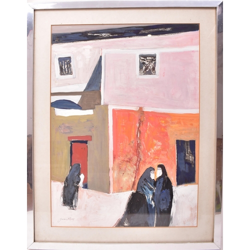 46 - Jean Rees (1914–2004)
 Untitled - Possibly TAFRAOUTE 
 Gouache on paper
 Signed bottom left
 Framed ... 