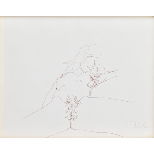 64 - John Lennon (1940-1980)
 Bag One, circa 1978
 Lithograph, limited edition 144 of 300.
 Printed signa... 