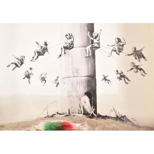 70 - Banksy (British, b 1973)
 The Walled Off Hotel Box - Ikea edition - COA hotel receipt - Postcards
 F... 