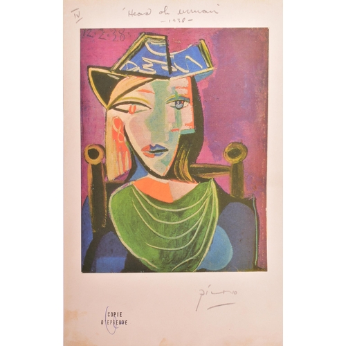 72 - Pablo Picasso (1881 - 1973) 
 Tete de Femme (Head of a woman), 1938 
 IV Proof print on paper 
 Numb... 